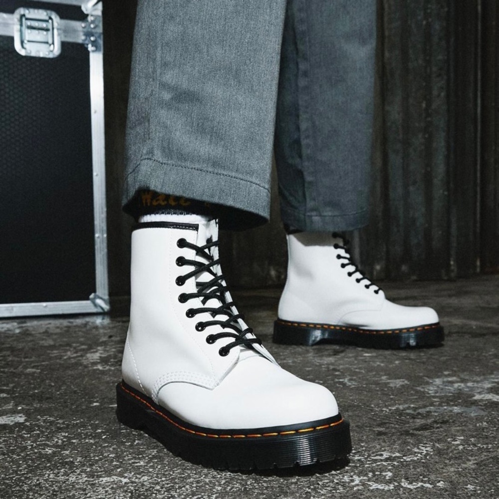 1460 BEX SMOOTH LEATHER PLATFORM BOOTS